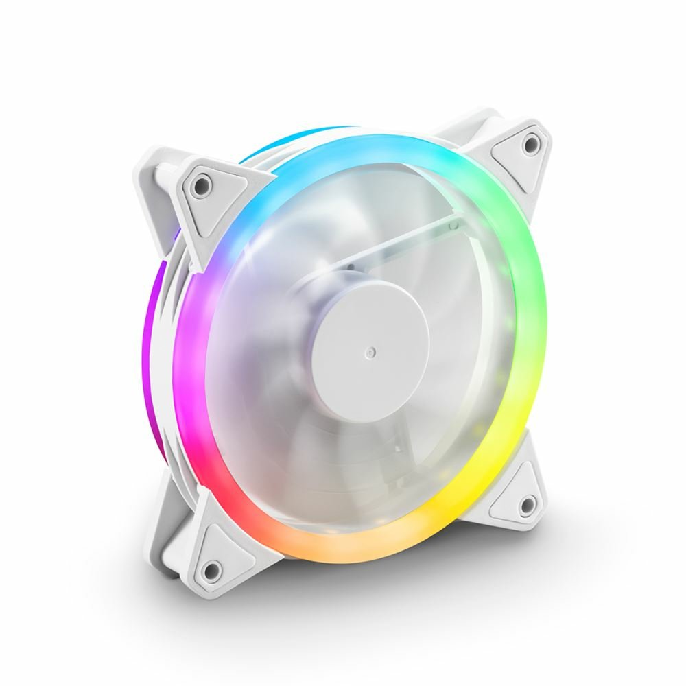 Ventilador Sharkoon Shark Blades Pwm Rgb Fan Blanco
