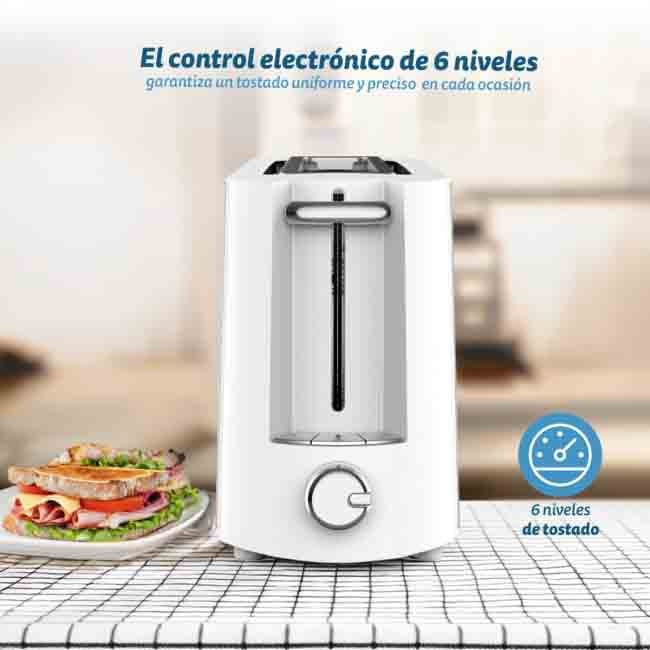 EAN 8426156017471 - Grunkel TS-MAXISTEEL tostadora 6 2 rebanada(s) 1000 W Acero inoxidable imagen 3
