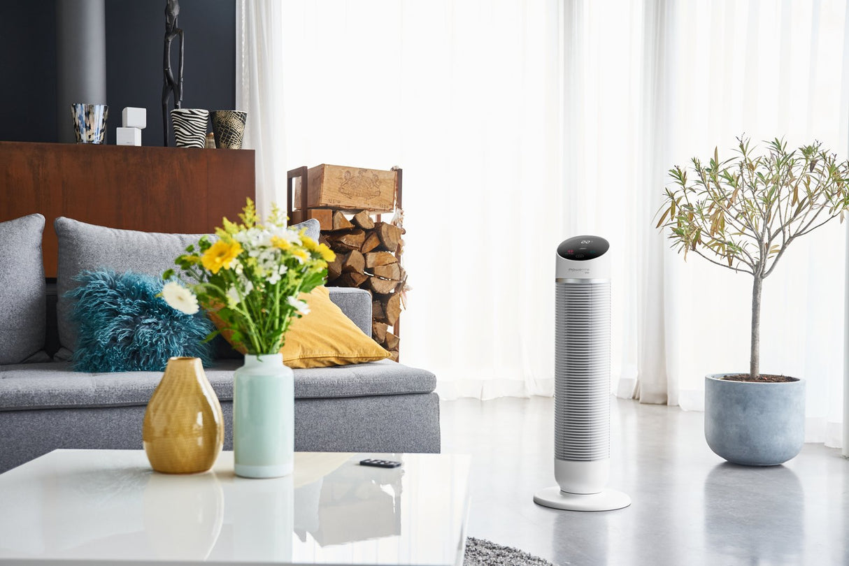 Calefactor Rowenta Silent Comfort Hq8120 Eléctrico Interior Plata 2400 W Ventilador Eléctrico