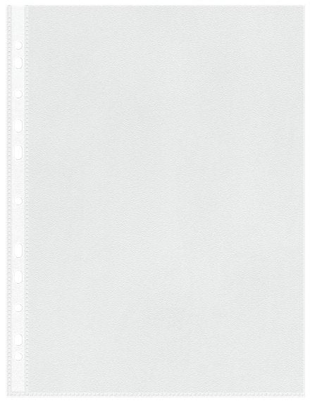 Esselte Funda Portadocumentos A4 Multitaladro 11 C/Refuerzo Pp Piel De Naranja Bolsa 100 Ud Transparente