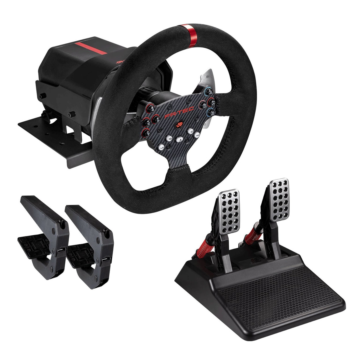 EAN 8436563094088 - Blade Gaming FT7015 mando y volante Negro, Rojo Volante + Pedales PC, PlayStation 4, Xbox One, Xbox Serie imagen 1