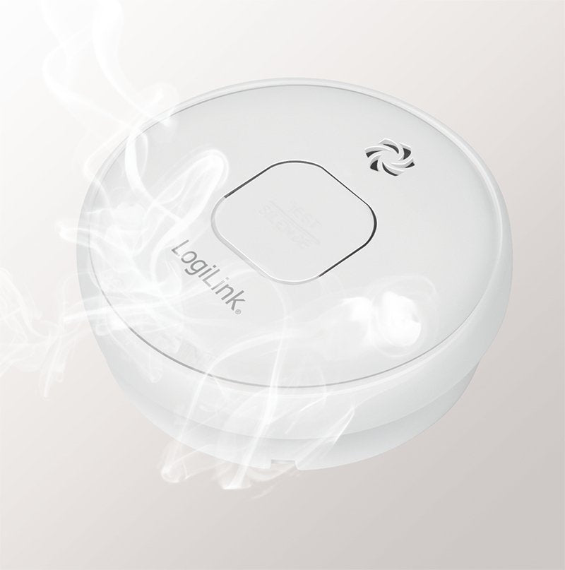 Logilink Sc0016 Detector De Humo Detector Fotoeléctrico De Reflexión Inalámbrico