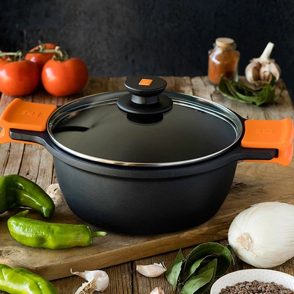 Cacerola Bra Efficient A270320 Ø20cm Aluminio Fundido Apta Para Inducción