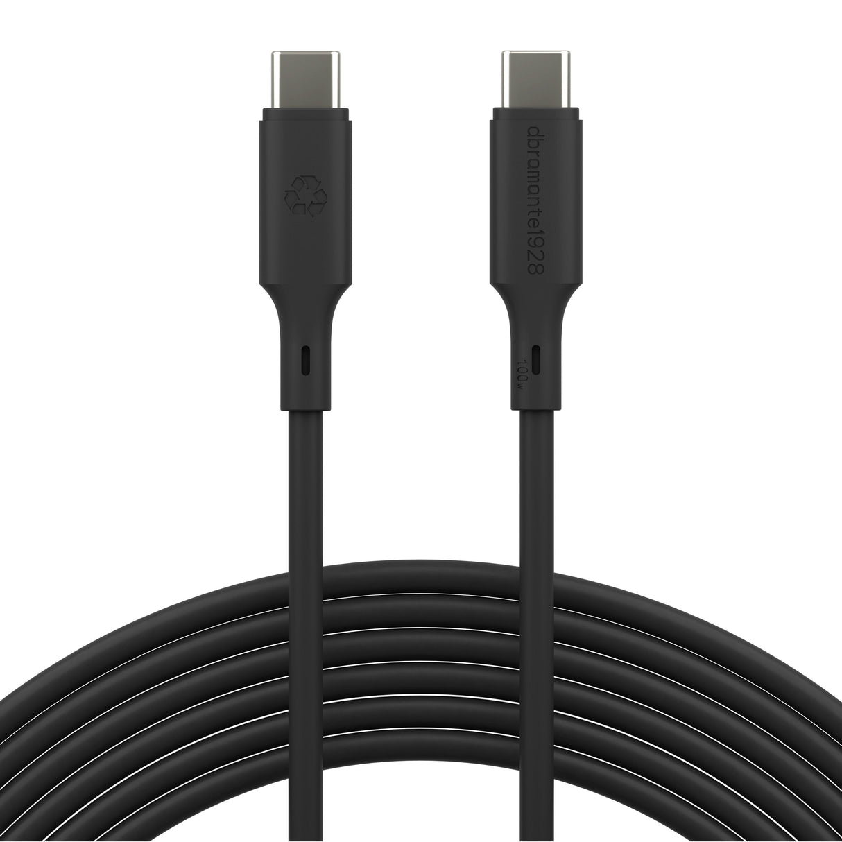 Dbramante1928 It - Usb-Cable - 24 Pin Usb-C (M) Zu 24 Pin Usb-C (M) - 3 M - Usb-Stromversorgung (100 W) - Schwarz