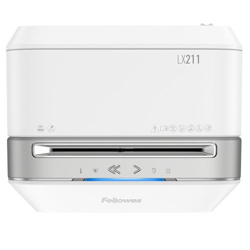 EAN 0043859751549 - Fellowes LX Series Powershred LX21 triturador de papel Microcorte Gris, Blanco imagen 2
