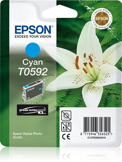 Cartucho Original Epson T0592 Cyan - C13t0592401 Ml-13pag-520