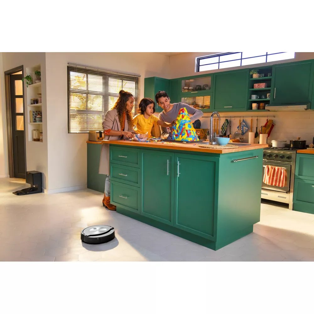 Robot Roomba Combo J7+ Aspiradora Robotizada Bolsa Para El Polvo Negro, Acero Inoxidable