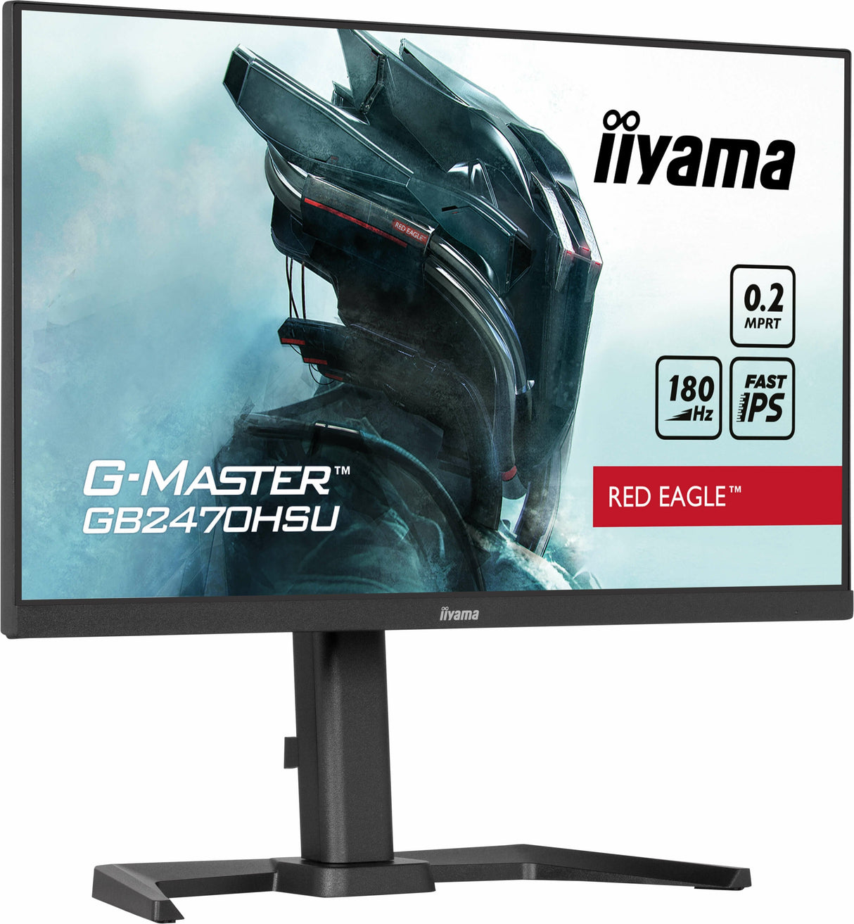 Iiyama Gb2470hsu-B6 G-Master Red Eagle 24" Fast Ips Fhd Freesync Premium 180hz 1100:1 300cd M2 0.2ms Hdmi Dp 4xusb Negro Speakers