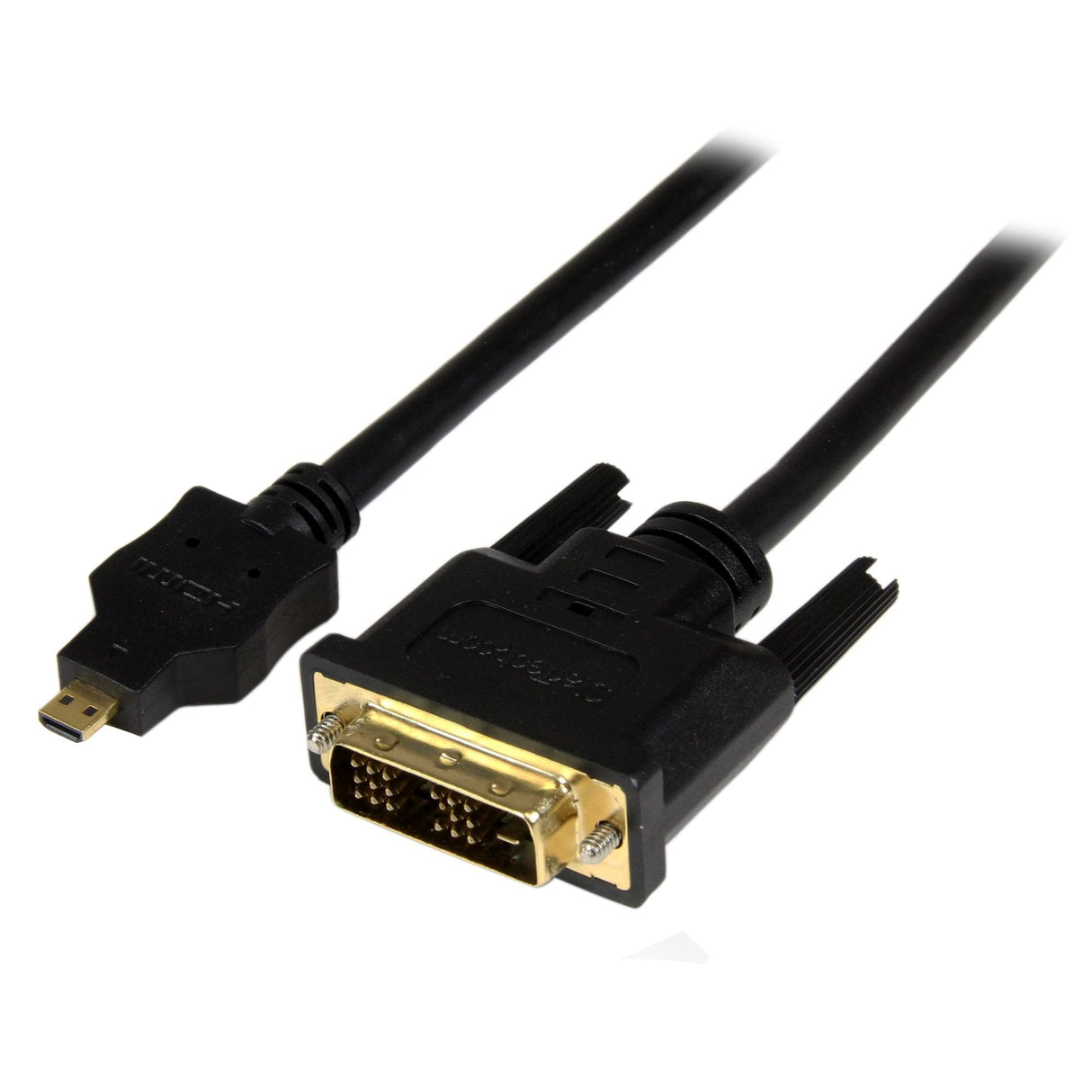 EAN 0065030853170 - StarTech.com HDDDVIMM2M adaptador de cable de vídeo Micro-HDMI Negro imagen 1
