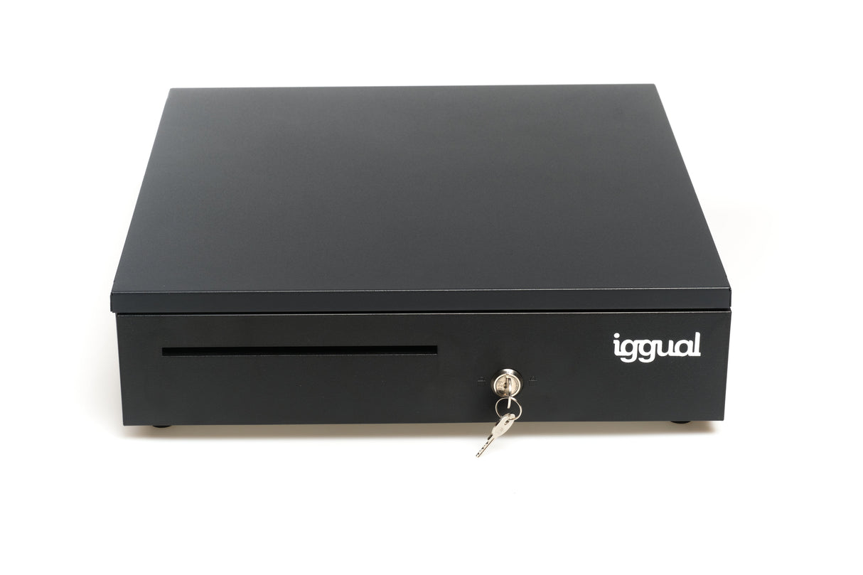 Iggual Cajón Portamonedas Iron-35 42cm 5+6 Negro