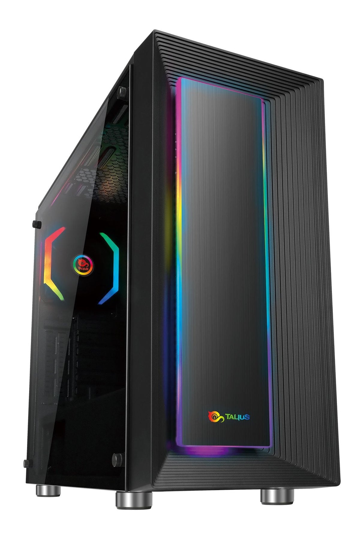 Caja Pc Talius Atx Gaming Auriga Cristal Templado Usb 3.0