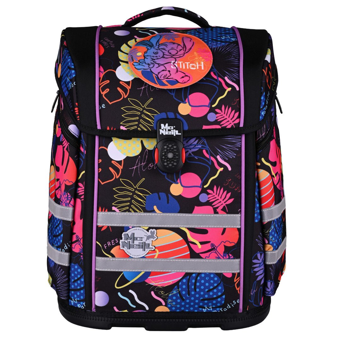 Mcneill Juego De Mochila Escolar Perfecto 5tlg. Disney-Stitch Iii