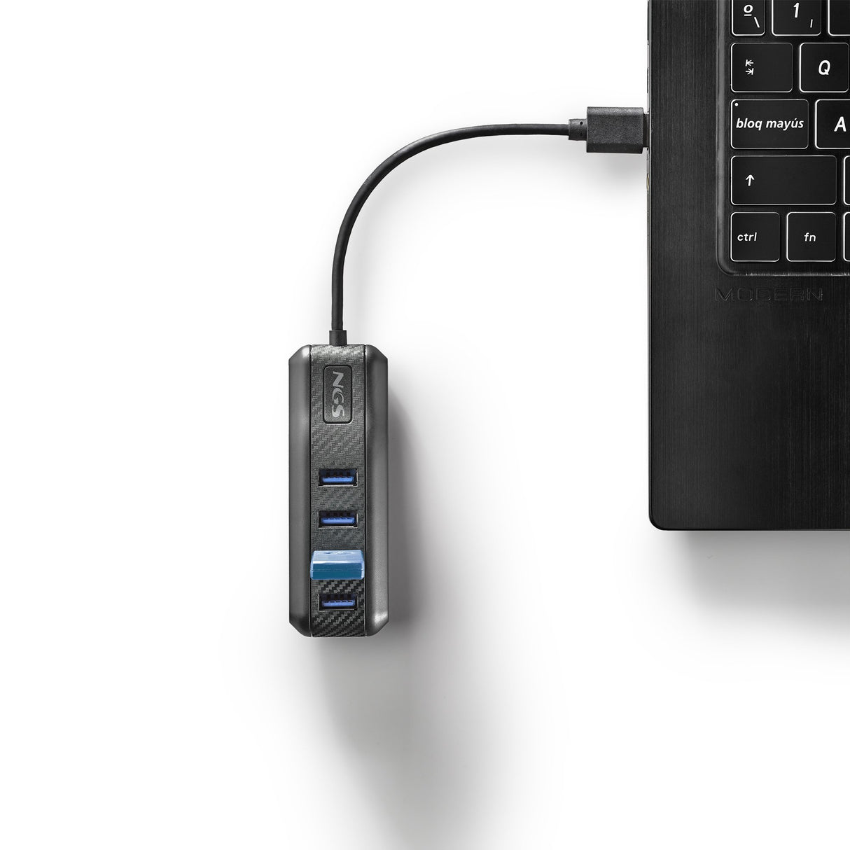 EAN 8435430621334 - NGS PORT 3.0 USB 3.2 Gen 1 (3.1 Gen 1) Type-A 4800 Mbit/s Negro imagen 4