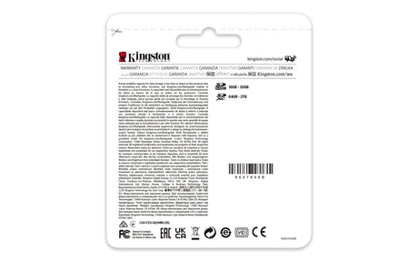 EAN 0740617301960 - Kingston Technology Canvas React Plus SD Clase 10 imagen 4