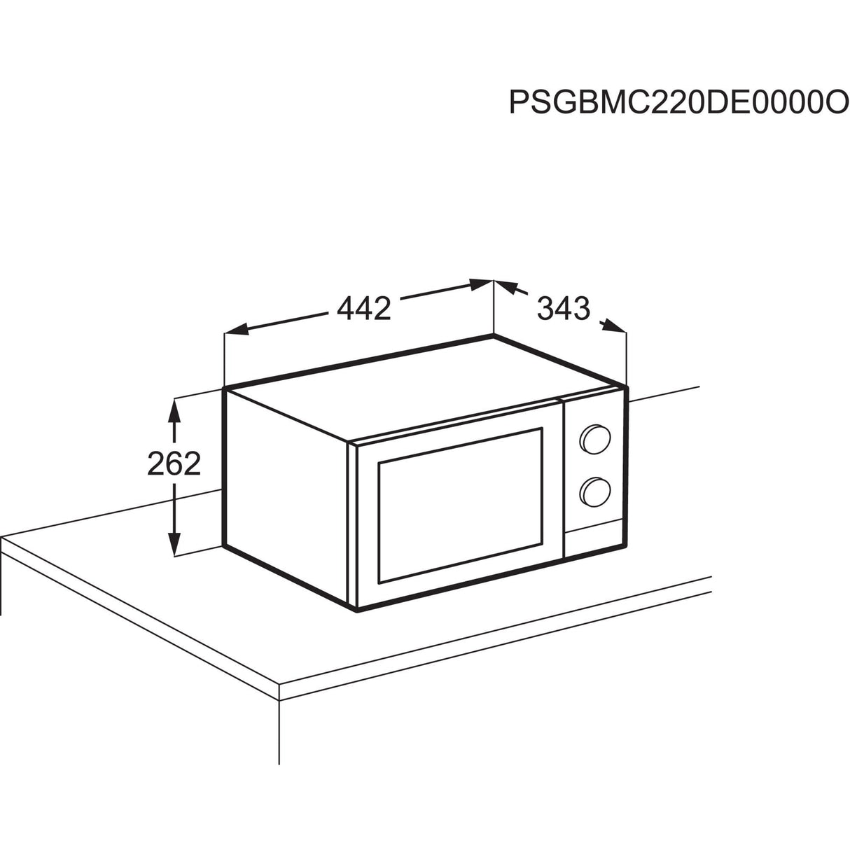 Electrolux Emz421mmk Encimera Microondas Combinado 21 L 800 W Negro