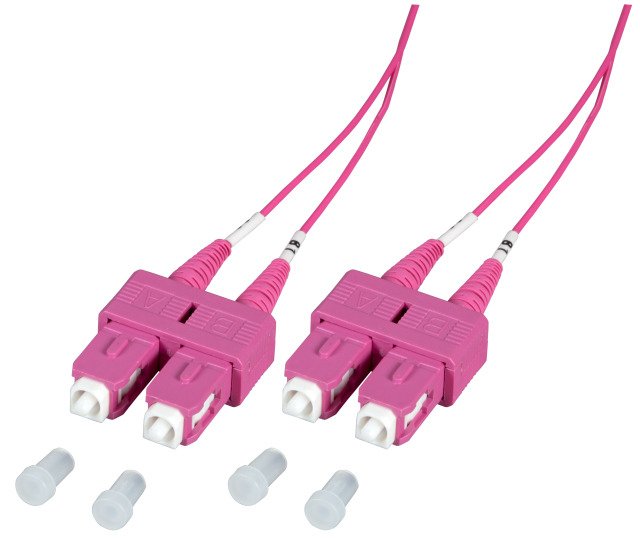 Efb Duplex Cable De Red Sc-Sc Om4 2m Lszh 1,2mm Erikaviolett