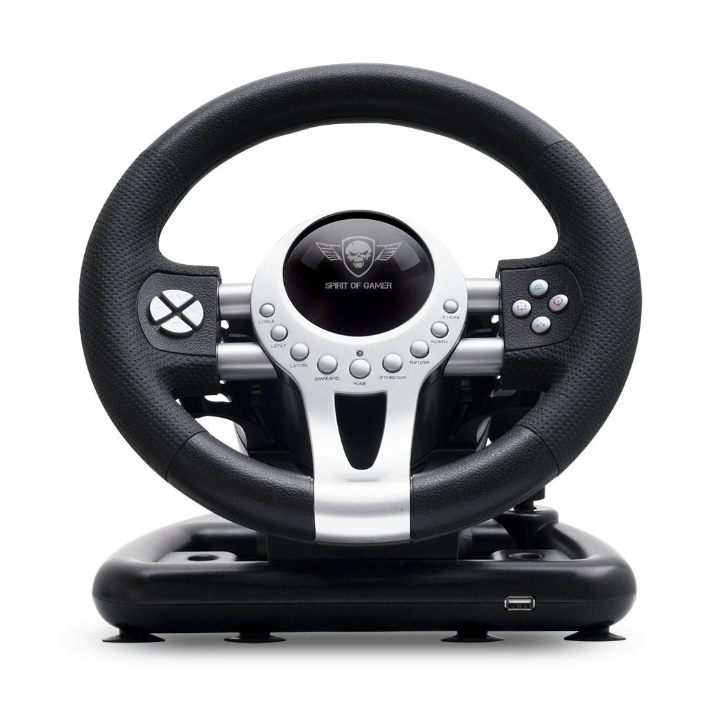 EAN 3700104431966 - Spirit of Gamer Race Wheel Pro 2 Negro, Plata USB Volante + Pedales Digital PC, PlayStation 4, Playstatio imagen 5