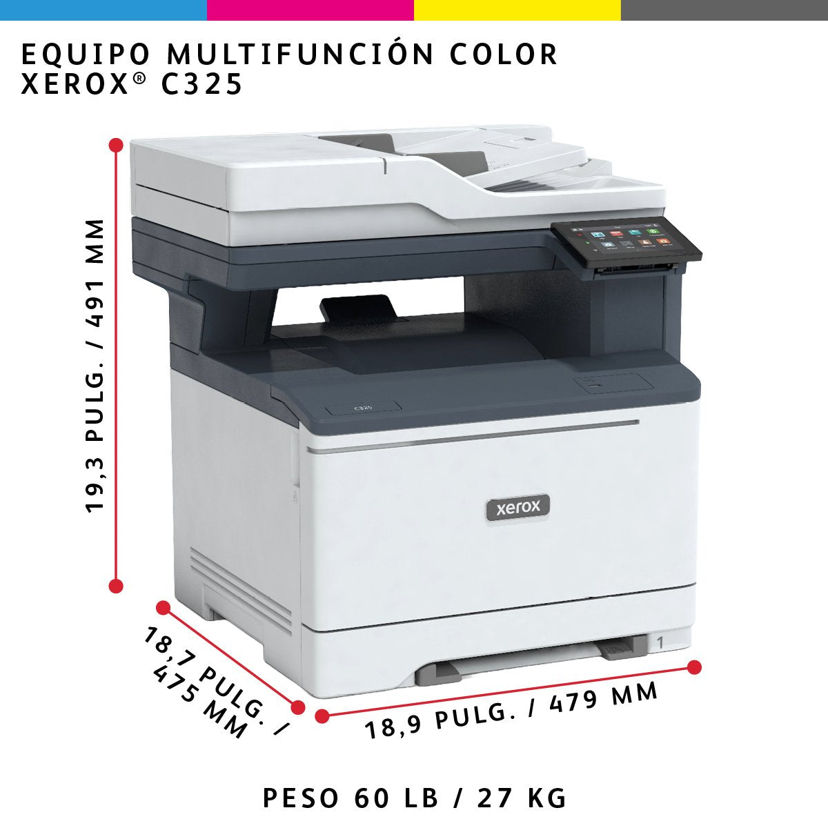 Xerox C325v_dni Impresora Multifunción Laser A4 4800 X 4800 Dpi 35 Ppm Wifi