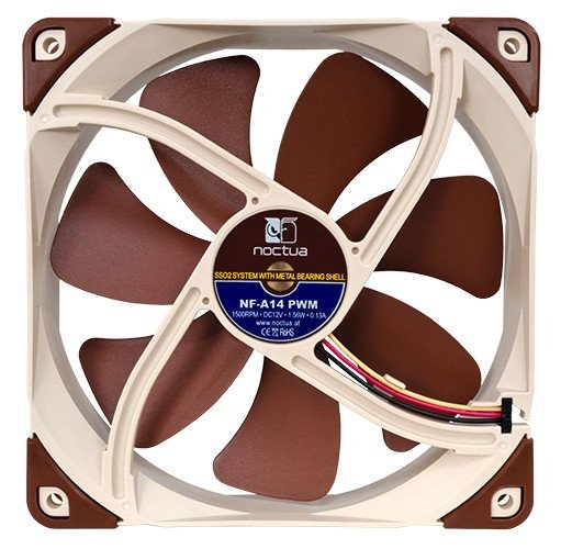 EAN 4716123314981 - Noctua NF-A14 PWM Carcasa del ordenador Ventilador 14 cm Marrón imagen 4