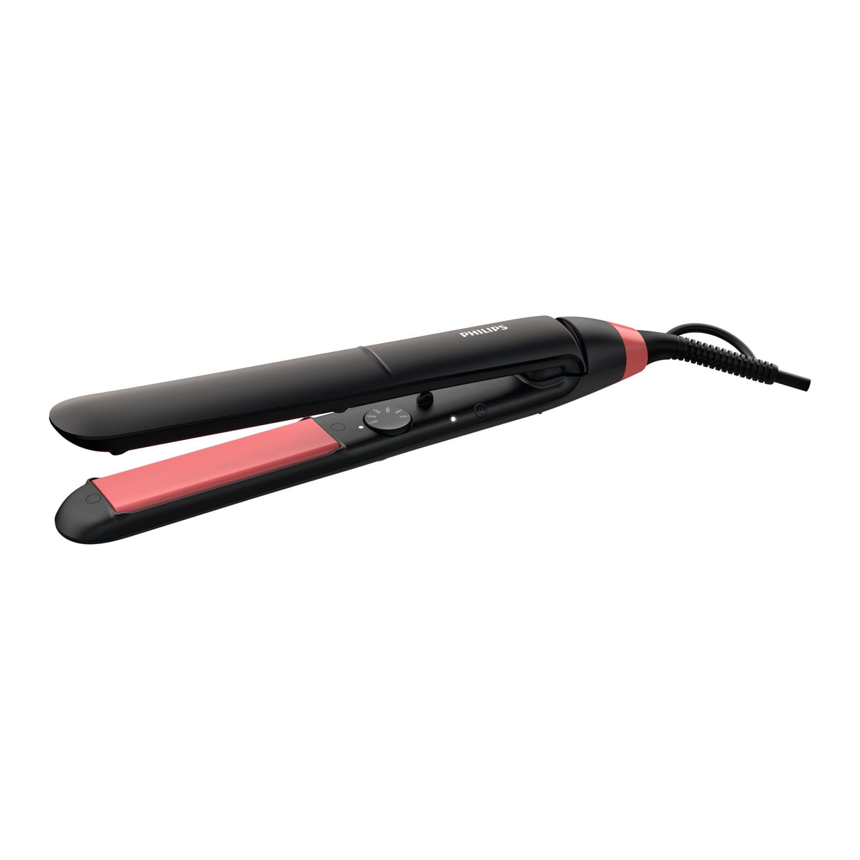EAN 8710103888413 - Philips Essential BHS376/00 Utensilio de peinado Cepillo alisador Caliente Negro, Rosa 1,8 m imagen 1