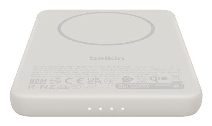 Belkin Boostcharge Slim 5000mah Mag.Pb/15w/Usb-C Sand Bpd021hqsa