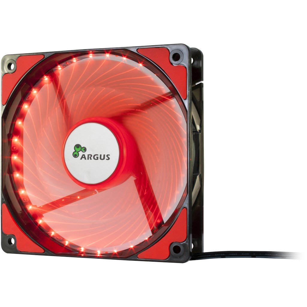 EAN 4260455642057 - Inter-Tech L-12025 Carcasa del ordenador Ventilador 12 cm Negro, Rojo imagen 1