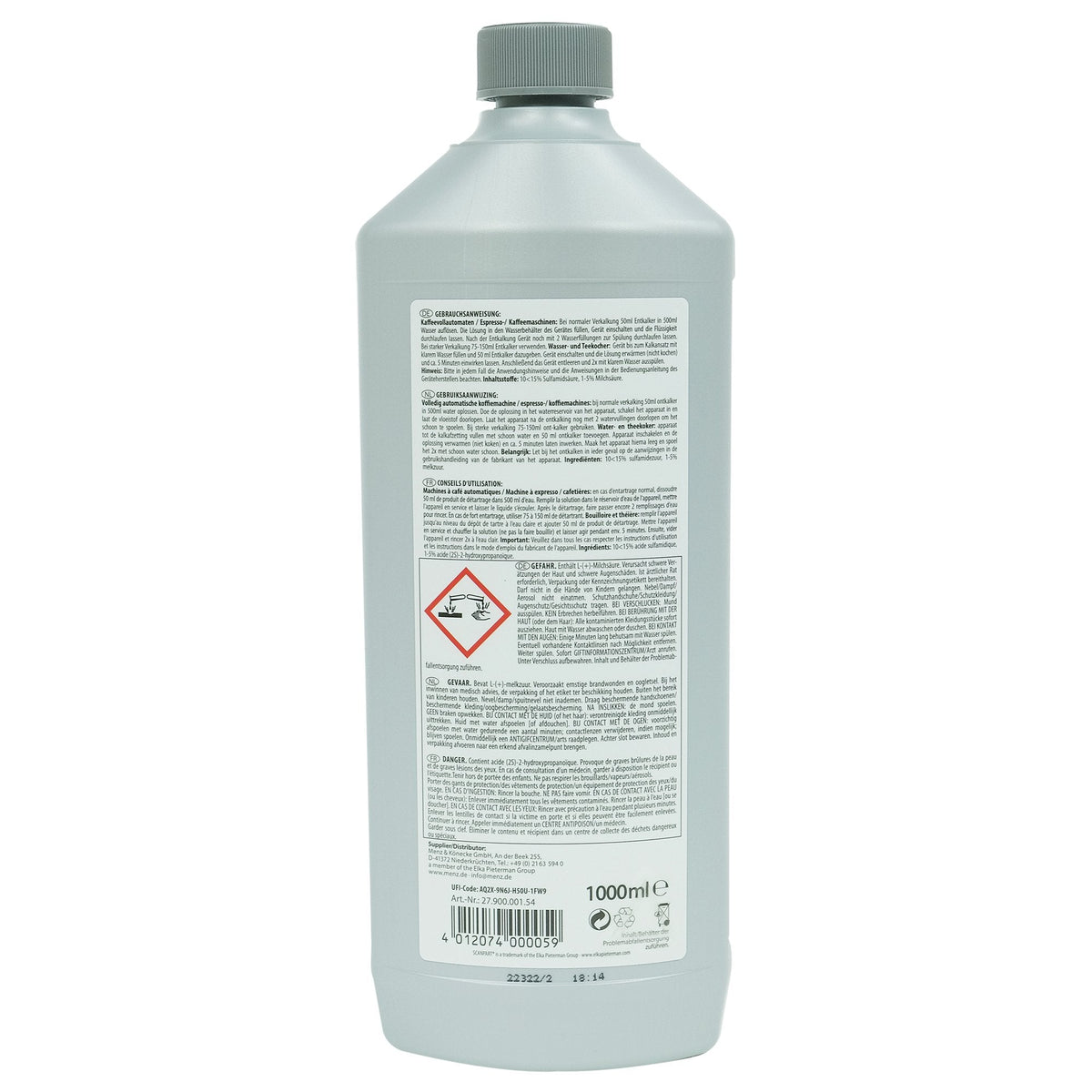 Scanpart Menz & Koenecke 2790000154 Cleaning Entkalker