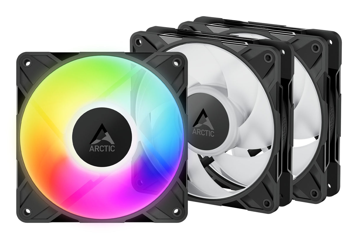 EAN 4895265000126 - ARCTIC Freezer P12 Pro A-RGB Carcasa del ordenador Ventilador 12 cm Negro, Blanco 3 pieza(s) imagen 1