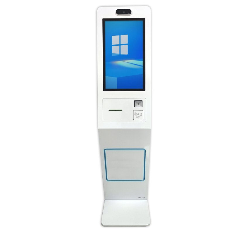 Tpv Kiosko Approx Appkiosk01 21.5" Fhd Tactil Intel Celeron J6412 8gb 128gb Webcam Impresora Lector