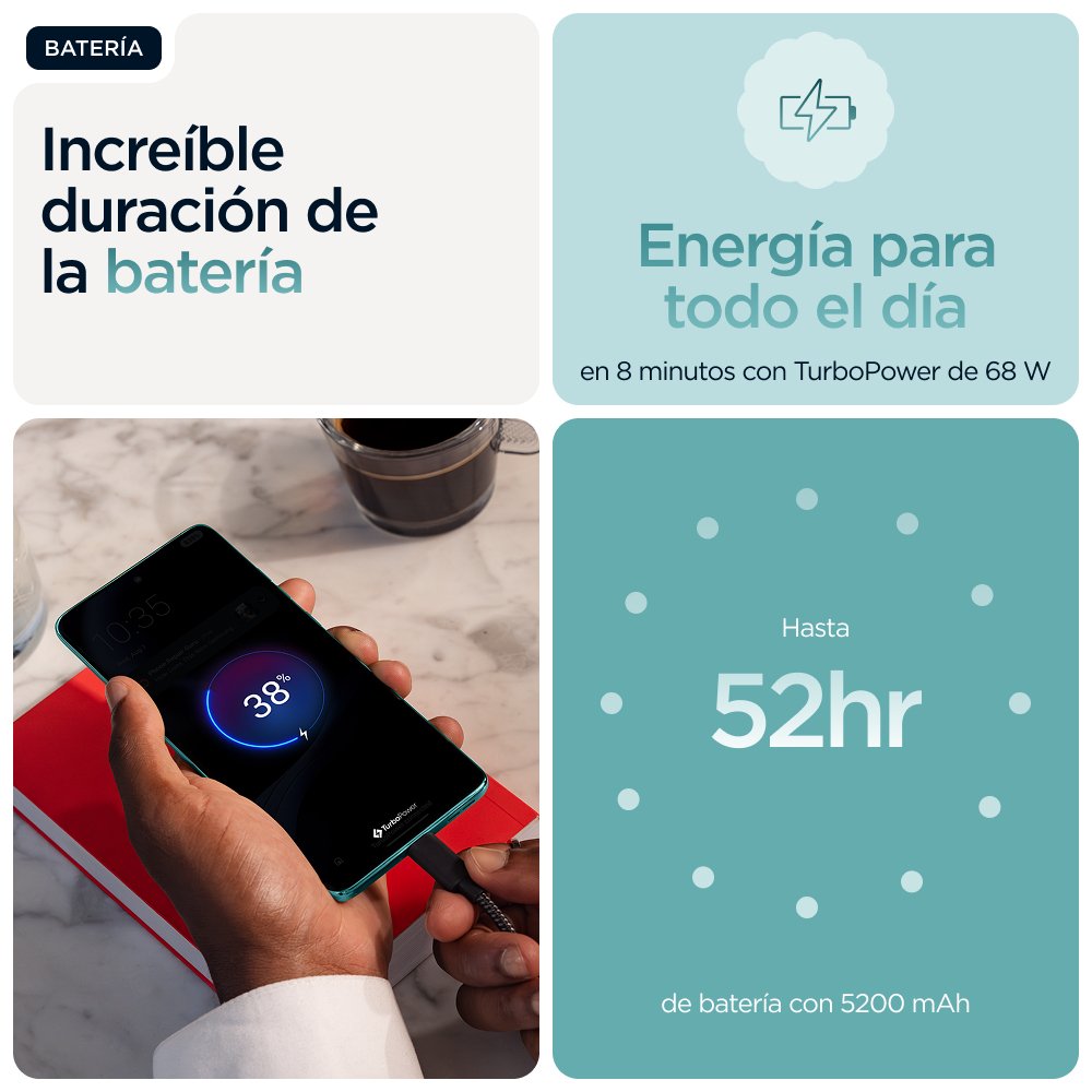 EAN 0840023295850 - Motorola edge 60 fusion 16,9 cm (6.67") SIM doble Android 15 5G USB Tipo C 8 GB 256 GB 5200 mAh Turquesa imagen 19
