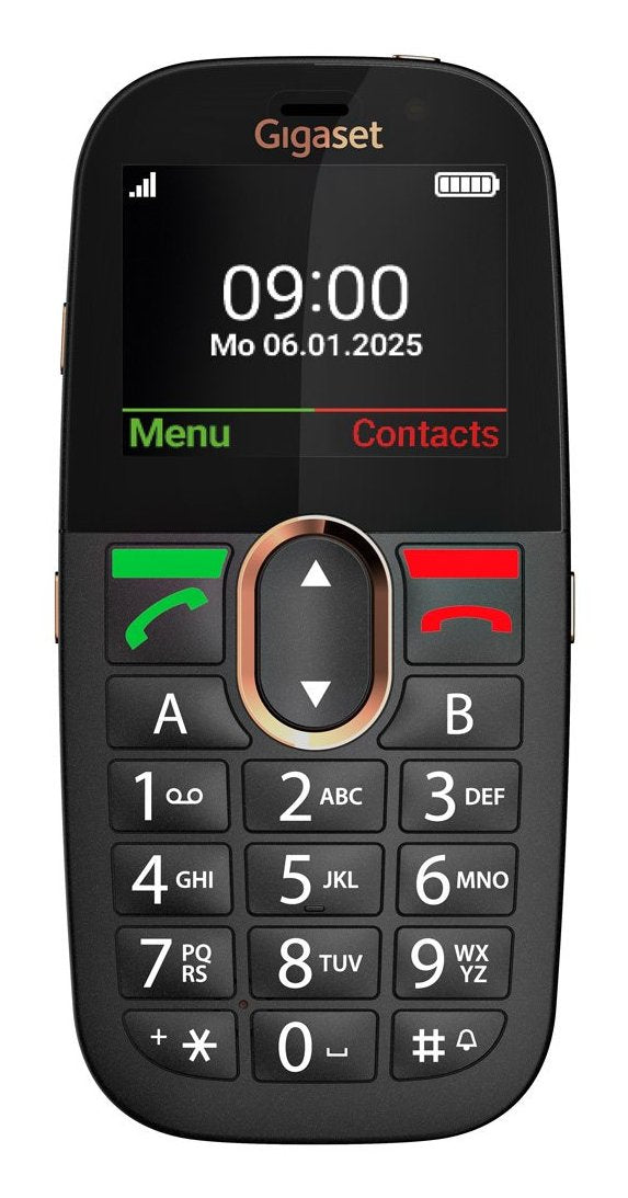 EAN 4255781906393 - Gigaset GL695 5,87 cm (2.31") 113 g Negro Teléfono para personas mayores imagen 1