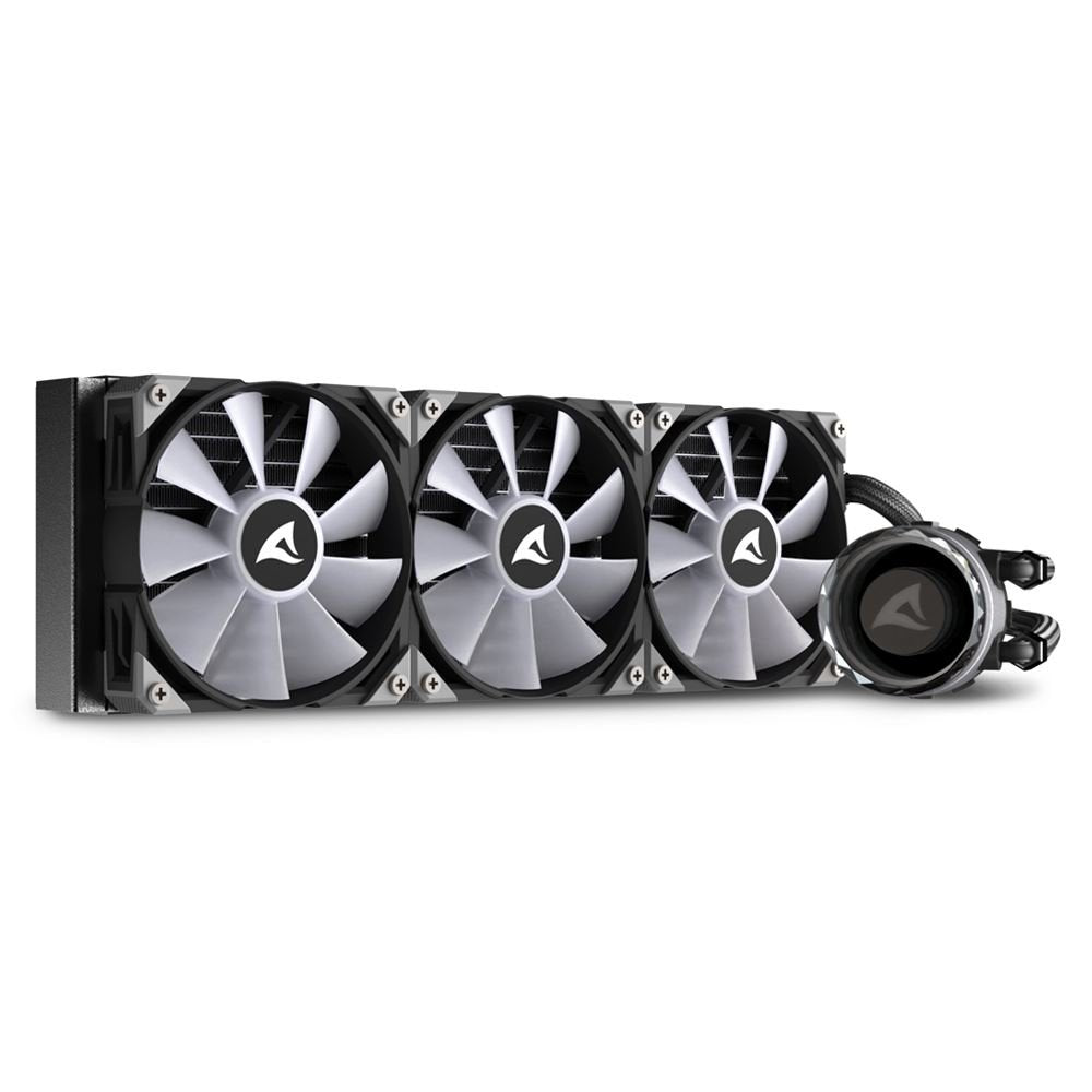 EAN 4044951038015 - Sharkoon S90 RGB Carcasa del ordenador, Procesador Sistema de refrigeración líquida todo en uno 12 cm Neg imagen 3
