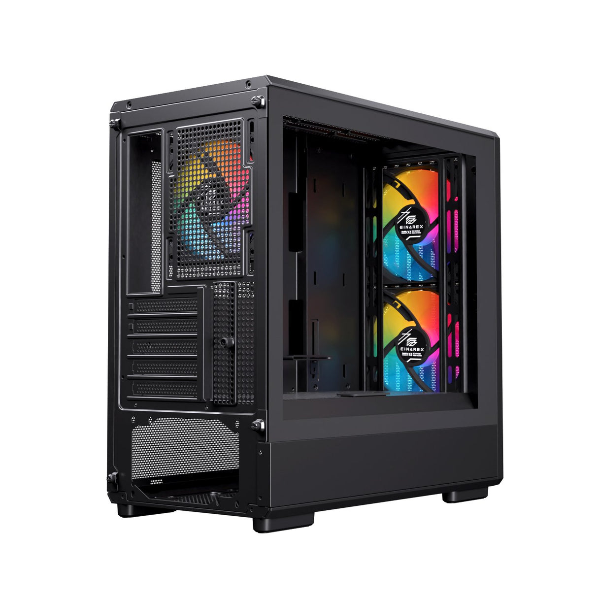 EAN 6977277363654 - Einarex EXCS-PM-400R-B carcasa de ordenador Midi Tower Negro imagen 13