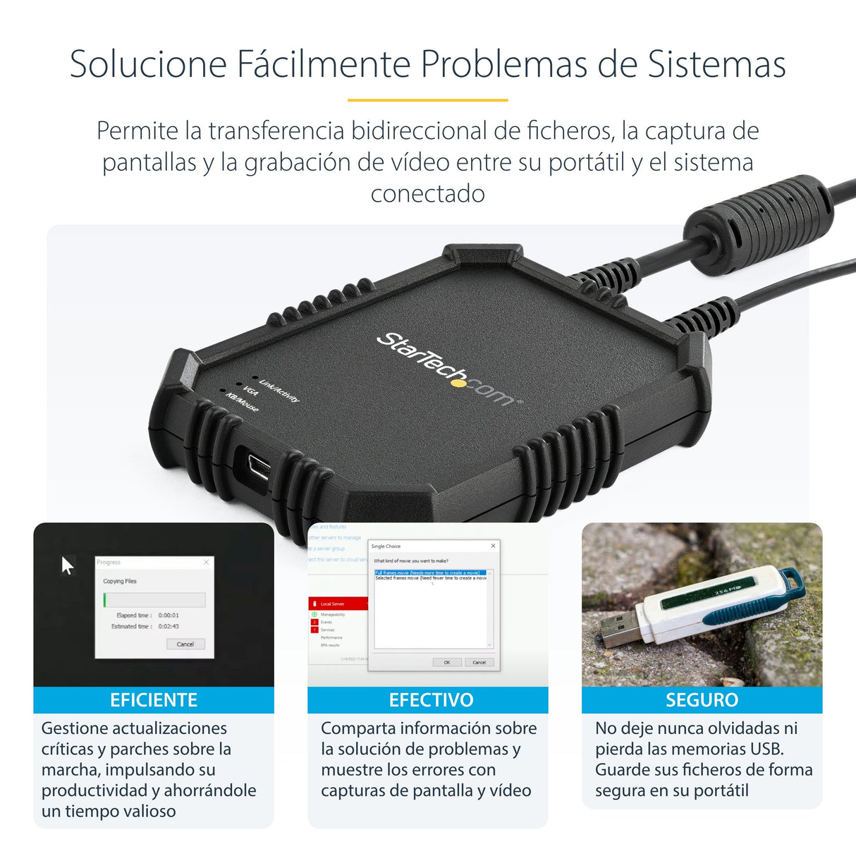 EAN 0065030862240 - StarTech.com NOTECONS02X interruptor KVM Negro imagen 13