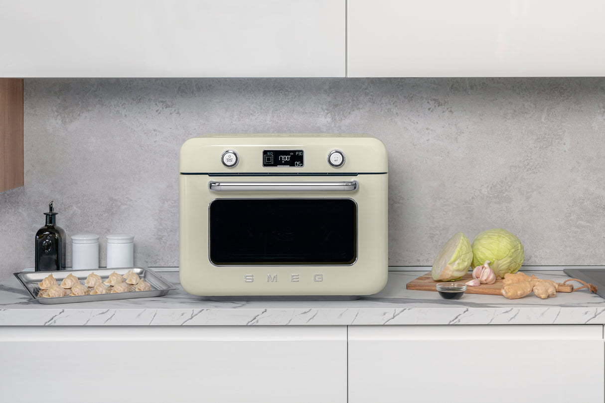 EAN 8017709329570 - Smeg COF01CREU horno de vapor Crema de color Botones, Giratorio imagen 19