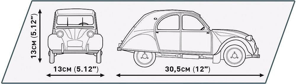 Cobi Citroen 2cv Charleston Executive Edition (Massstab 1:12) Cobi-24340
