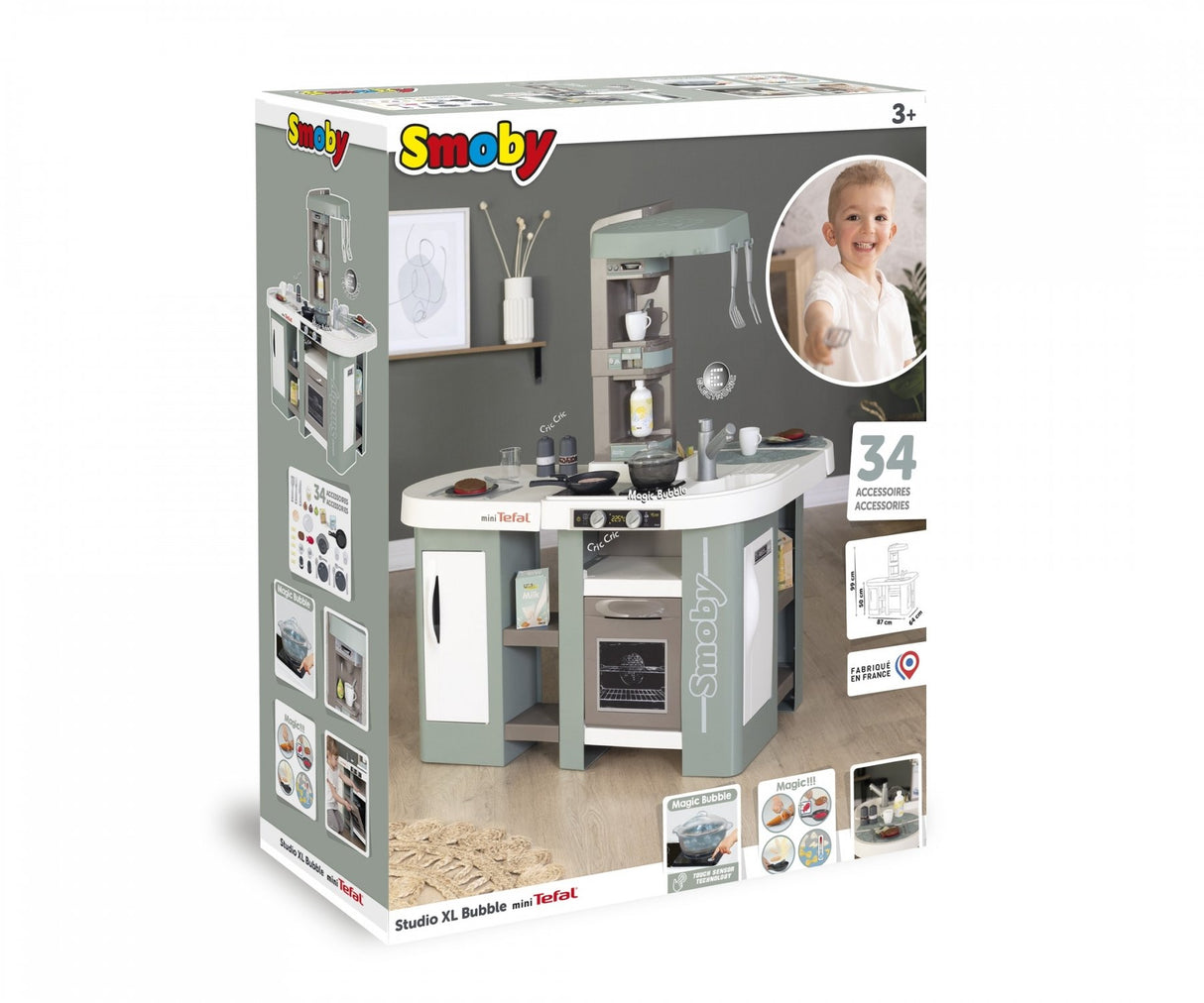 EAN 3032163110538 - Smoby Tefal Studio Kitchen XL Bubble imagen 2