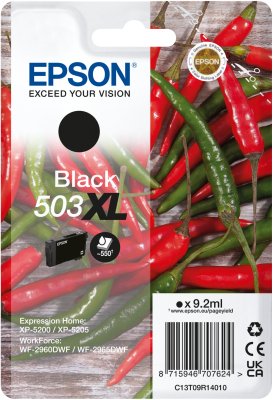 EAN 8715946707631 - Epson 503XL cartucho de tinta 1 pieza(s) Original High (L) Yield Negro imagen 1
