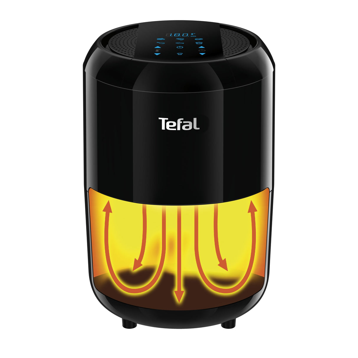 EAN 3045380016064 - Tefal Easy Fry EY3018 Sencillo 1,6 L Independiente Freidora de aire caliente Negro imagen 4