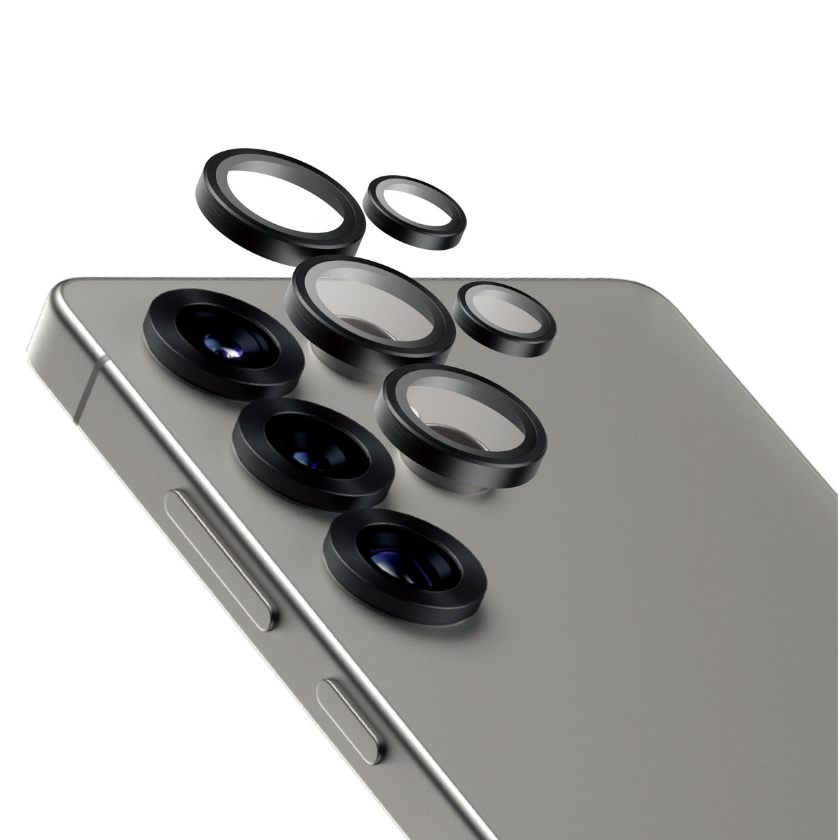 EAN 5715685017117 - PanzerGlass ® Hoops® Ceramic Camera Lens Protector Samsung Galaxy S25 Ultra Protector de pantalla 1 pieza imagen 1