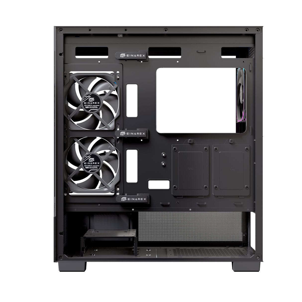 EAN 6977277360066 - Einarex EXCS-PR-51DR-B carcasa de ordenador Midi Tower Negro imagen 9
