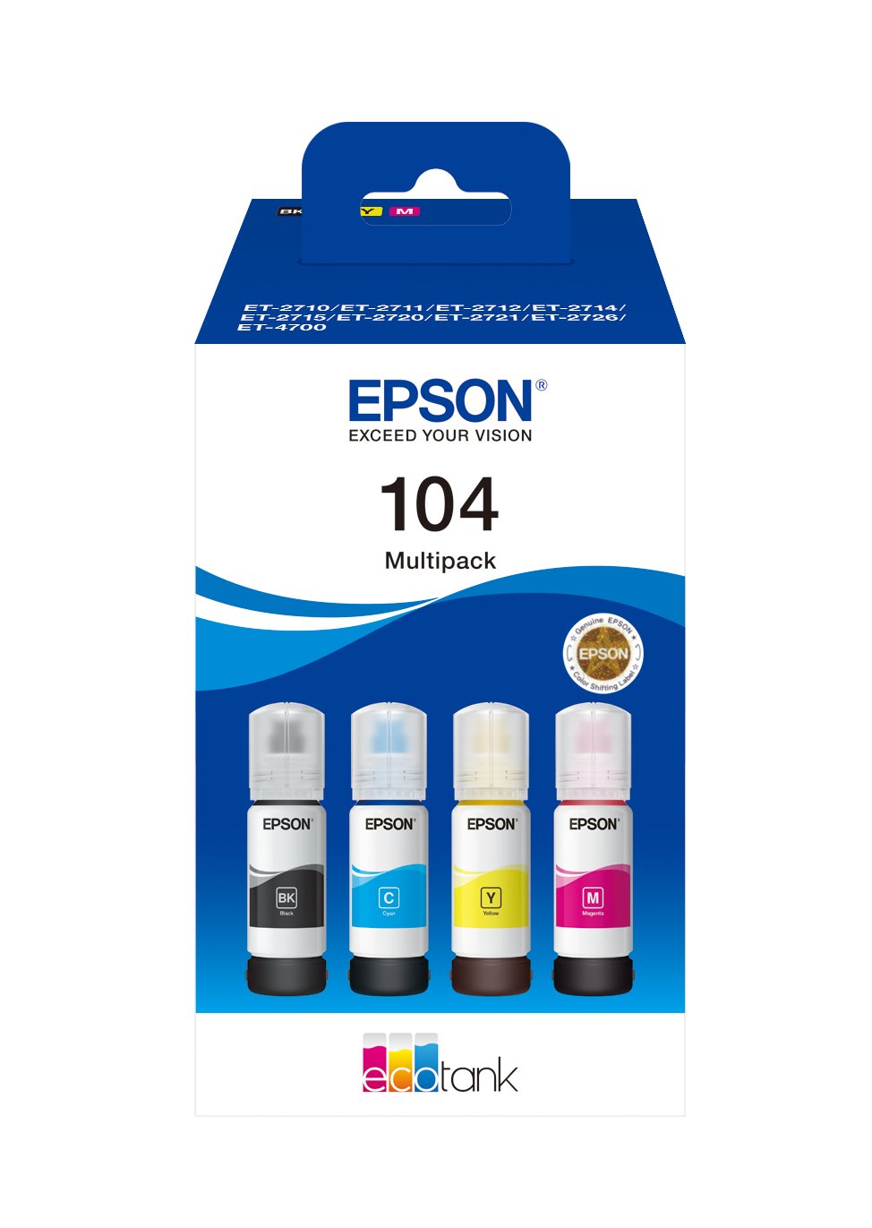 Epson 104 Ecotank 4-Colour Multipack (We)