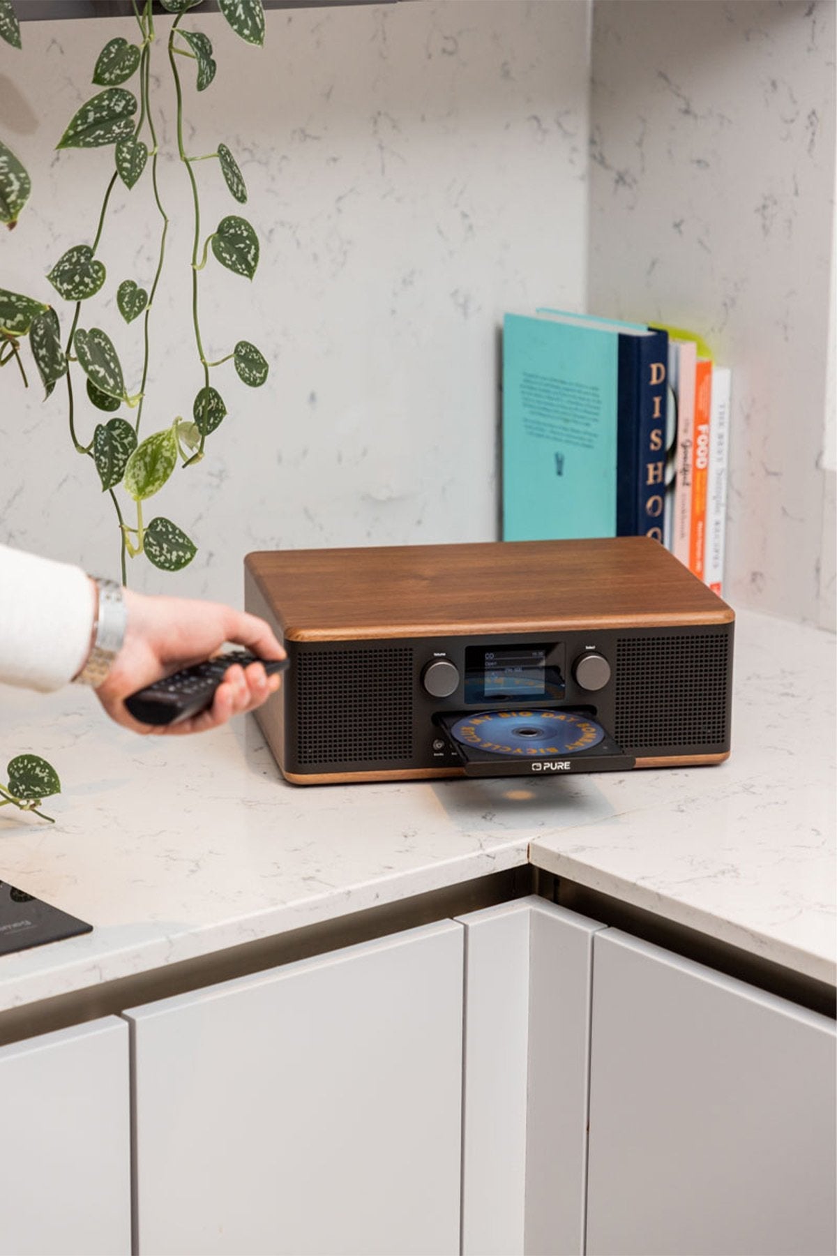 Pure Classic C-D6 Digitalradio Coffee Schwarz Walnuss Eu Uk
