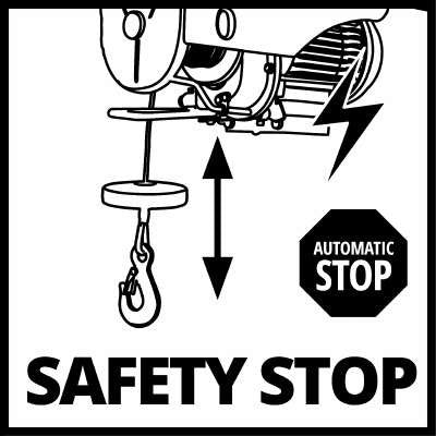 Polipasto De Cable Einhell Tc-Eh 1000, Cabrestante De Cable (Rojo, 1.600 Vatios) 2255160