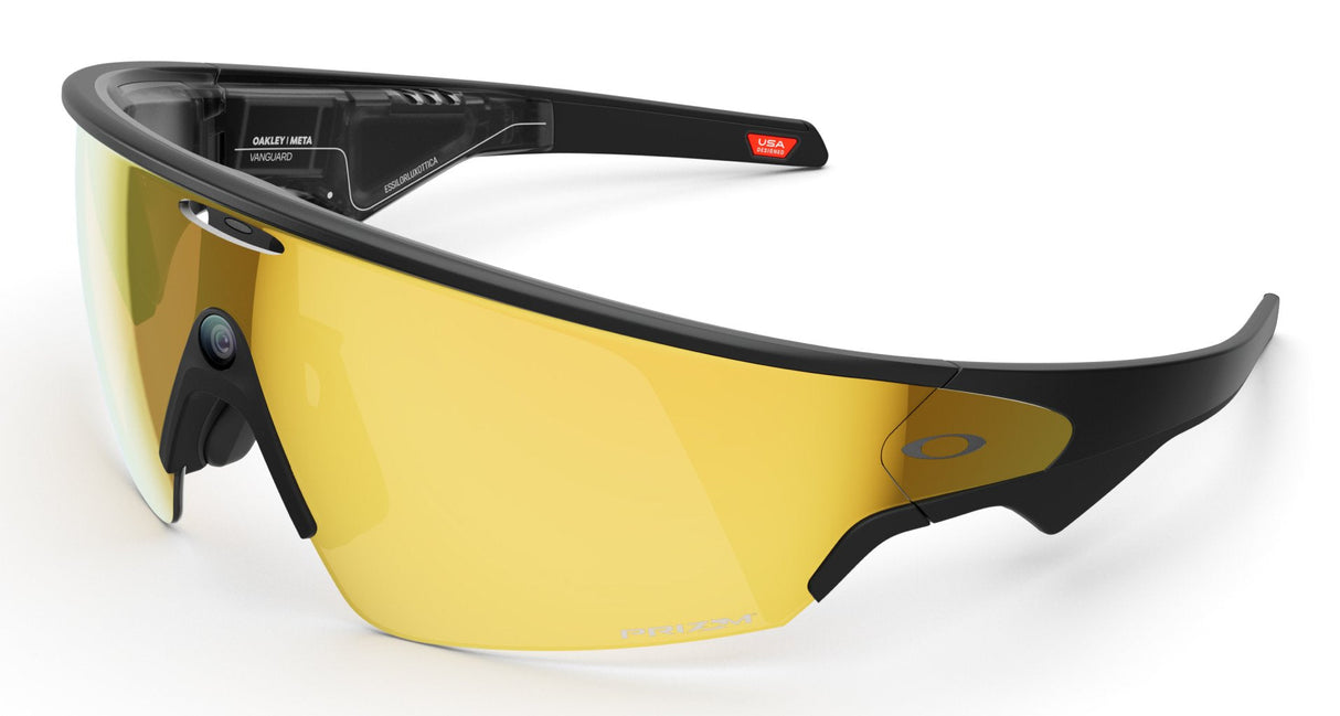 Meta Oakley Vanguard, Meta Ai, Negro, Prizm 24k Ai Glasses