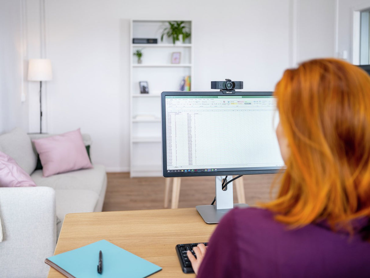 Trust Teza Webcam 3840 X 2160 Pixels Usb 2.0 Negro