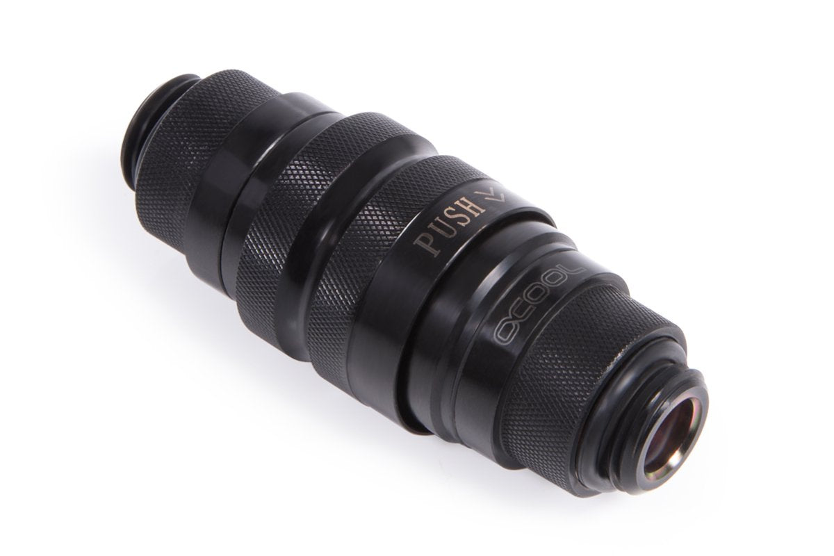 Alphacool Juego De Acoplamiento De Liberación Rápida Icicle G1/4 Ag - Negro 17561