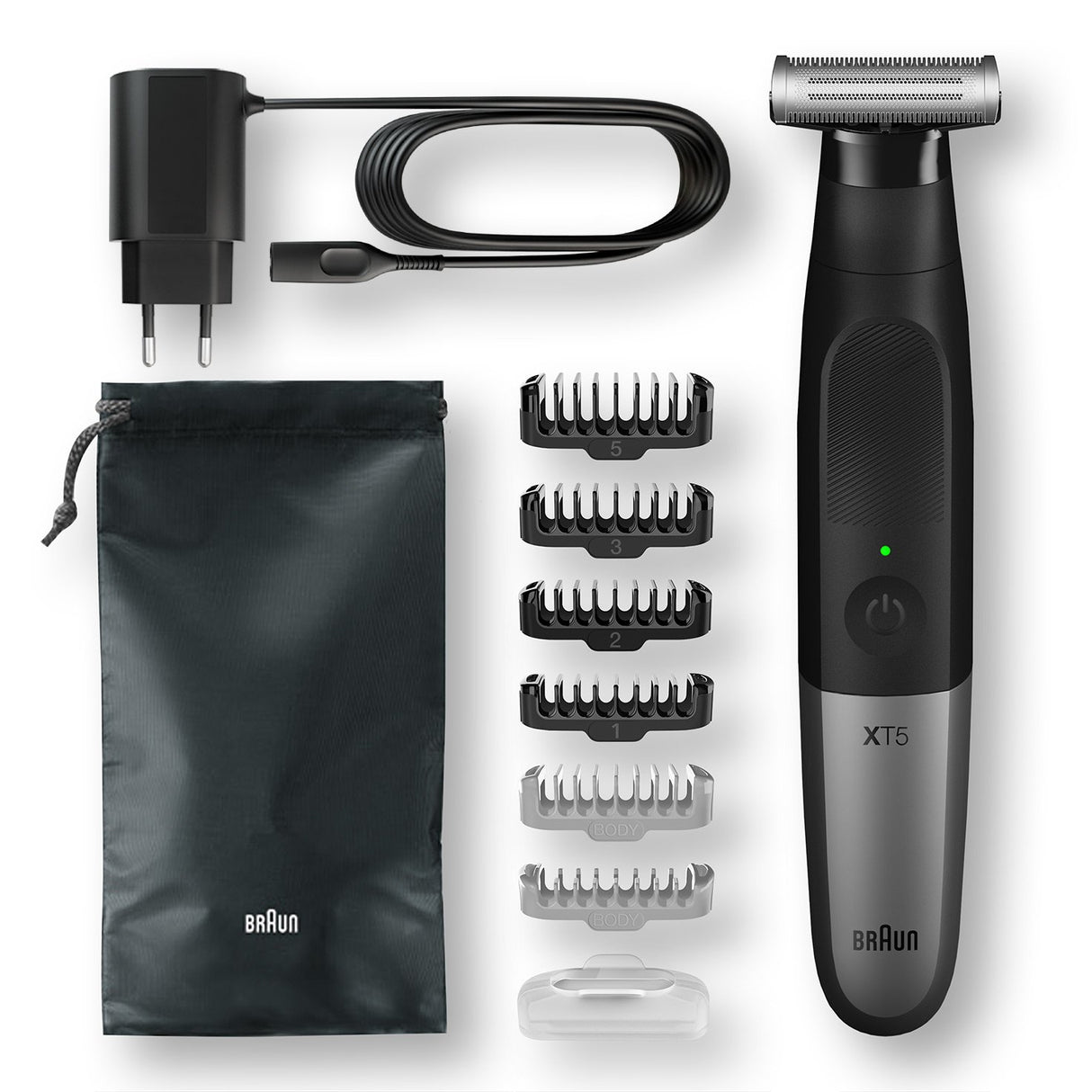 EAN 4210201400462 - Braun Series X XT5200 Máquina de afeitar de láminas Recortadora Negro, Metálico imagen 2