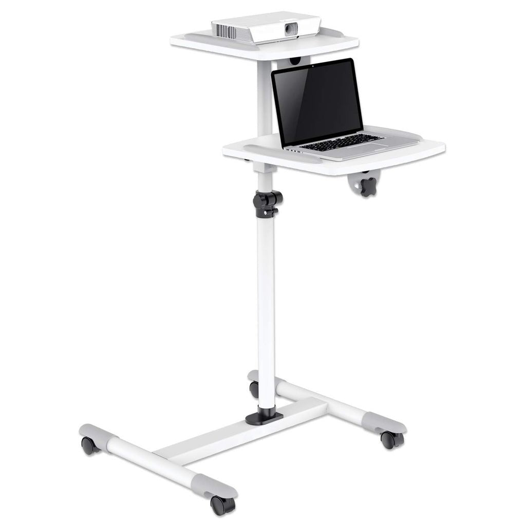 EAN 0766623461726 - Manhattan 461726 mueble y soporte para dispositivo multimedia Gris, Blanco Portátil/Proyector Carro multi imagen 5
