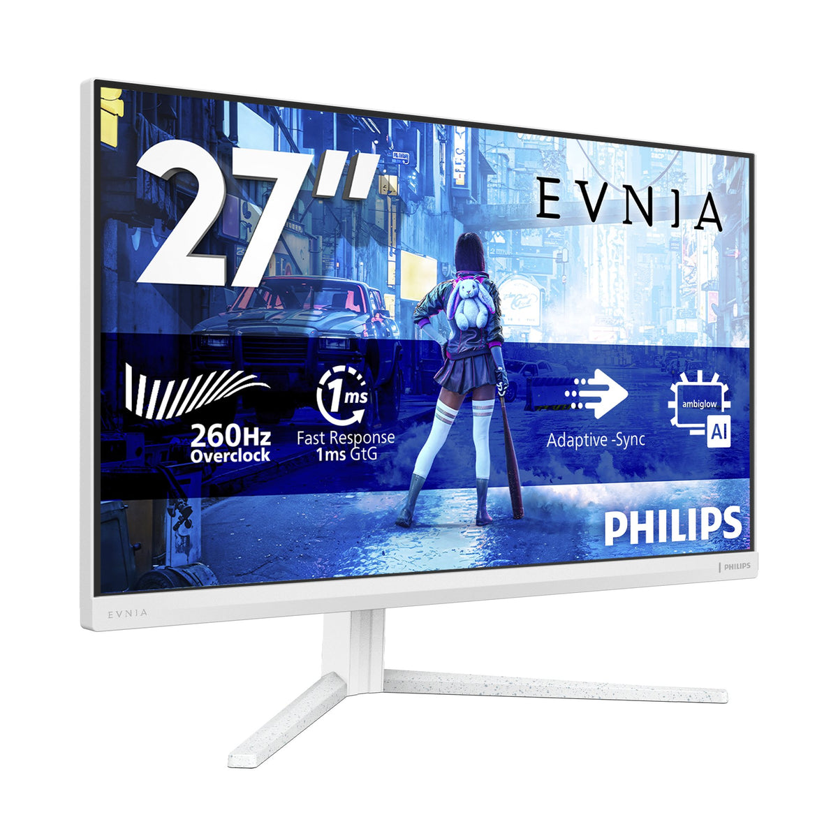 EAN 8721038007725 - Philips Evnia 5000 27M2N5201P/00 pantalla para PC 68,6 cm (27") 1920 x 1080 Pixeles Full HD LCD Blanco imagen 4